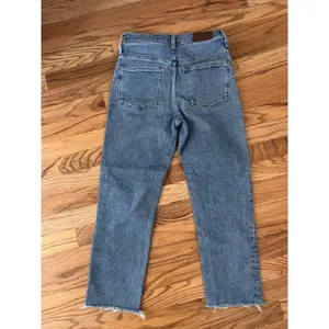 Madewell Jeans Womens 23 Blue The Perfect Vintage Crop Fray Hem Denim‎ Stretch thumbnail 5