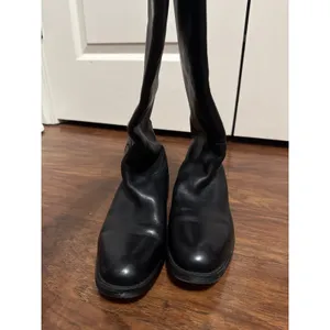 Franco Sarto Meyer Black Cognac Leather Riding Boots Wide Calf Equestrian thumbnail 3