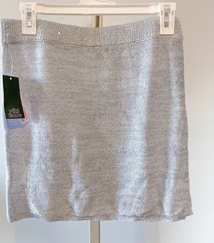 Wild Fable Sequin Mini‎ Skirt Light Aqua Blue thumbnail 1