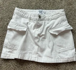 white princess polly cargo skirt thumbnail 1