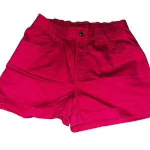 H&M Bright Hot Pink High Waist Elastic Shorts thumbnail 1