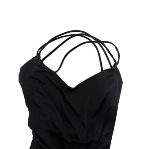 Windsor Black Ruched Bodycon Dress Size S thumbnail 7