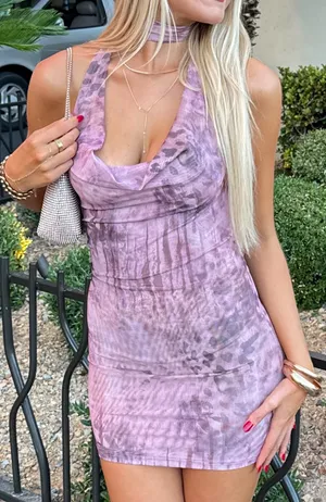 mini dress Purple Size XS thumbnail 2