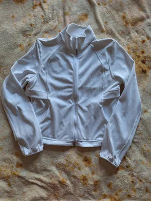 Lululemon White Ventilating UV Protection Running Full Zip Jacket 6 S thumbnail 3
