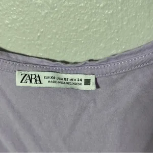 Zara Women Athletic Lilac/purple Tank Top‎ Size XS. thumbnail 3