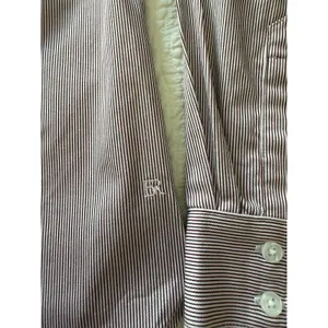 Banana Republic Tailored Fit Pinstripe Button Down Shirt Size 4 Stretch thumbnail 7
