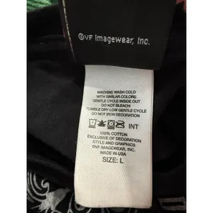 Harley-Davidson Women Black Sugar Skull Graphic Tee Garden State NJ Size L thumbnail 7