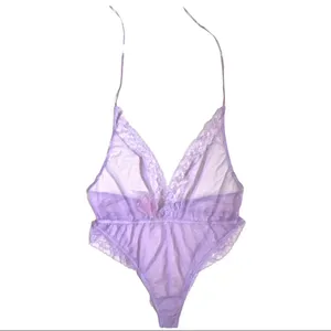 Savage x Fenty Lingerie Teddy Lavender Mesh Bodysuit 3Xl NWT thumbnail 2
