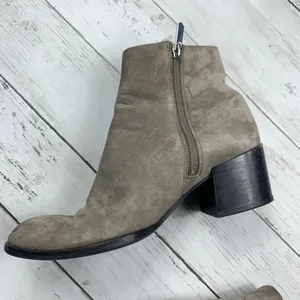Sam Edelman Suede Ankle Boots Tan Joey Booties 6 1/2 Neutral Boho Minimalist thumbnail 5