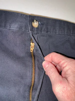 Puritan Chino Shorts Pleated Front Cuffed leg pockets button/zipper Size 42 thumbnail 5