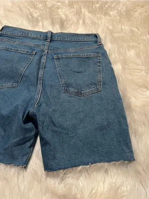 Old Navy Women's Size 8 Sky-Hi Denim Short Medium Wash Jasmine 7" Clean thumbnail 7