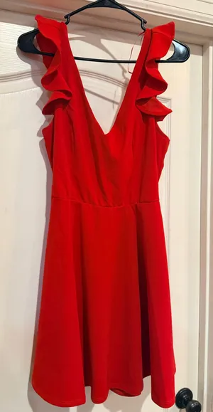 Altar'd State Dress Red thumbnail 1