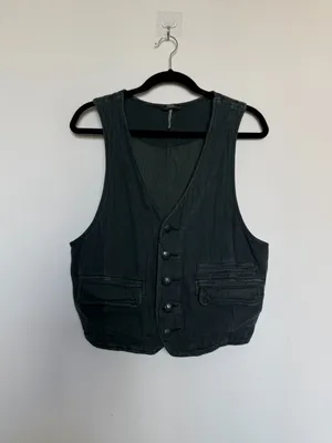 Large Free People Vest with Pockets  thumbnail 3