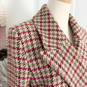 & Other Stories Houndstooth Coat Sz 8 thumbnail 4