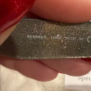 Kate Spade ♠️ Aimee | Glitter Black Sunglasses thumbnail 7
