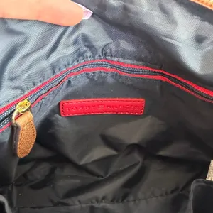 Tommy Hilfiger tan adjustable crossbody zip‎ pocket shoulder purse bag gold thumbnail 5