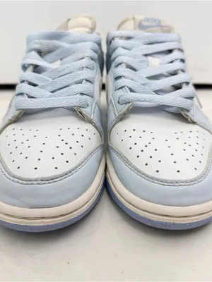 Nike Dunk Low Next Nature White Blue 5.5Y Women's Size 7 Rare Sneakers Shoes thumbnail 8
