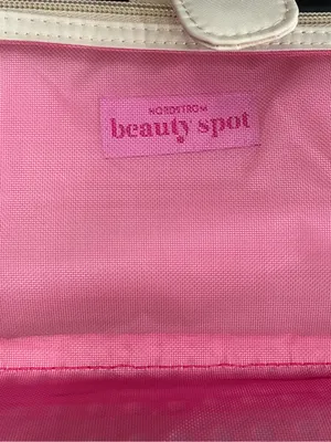Nordstrom Beauty Spot Cosmetic Travel Makeup Case Pink Brand New thumbnail 5