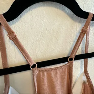 Brown & white women's tank top thumbnail 3