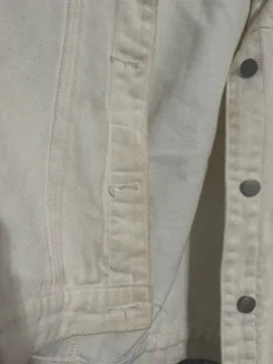 Boutique white jean jacket thumbnail 4