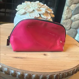 YSL‎ Yves Saint Laurent Parfums Pink Nylon Makeup Pouch thumbnail 9
