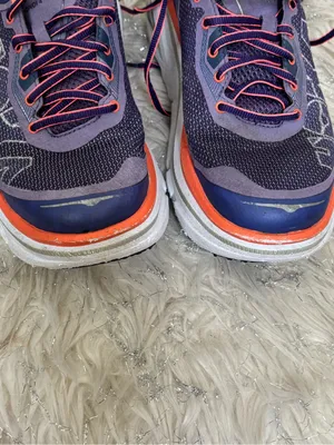 Hoka One One Purple/Orange Women's Running Shoes Size US W 9.5 thumbnail 2