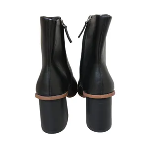 Time and Tru Ankle Boots Black Square Toe Block‎ Heel Women Size 9 thumbnail 3