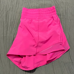 Lululemon Athletica Sonic Pink hotty hot shorts thumbnail 1