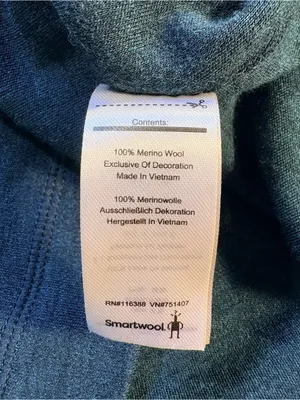 💥Smartwool Women’s Merino 250 Quarter-Zip Base Layer Top Blue Sz S 🧡 thumbnail 10