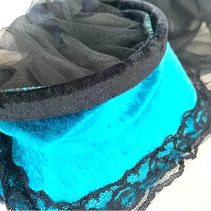 Charades Renaissance Queen Costume Blue Velvet Gown and Headpiece NEW IN PACKAGE thumbnail 12