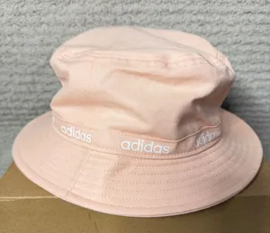adidas peach color Bucket Hat with Logo Trim thumbnail 1