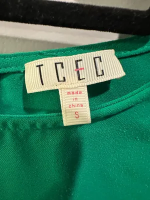 TCEC Kelly Green Flutter Sleeve Blouse thumbnail 3