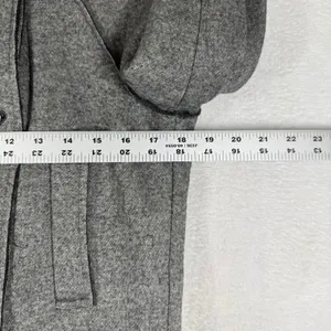 Banana Republic Heritage Gray Wool Double Breasted Cropped Coat 2 672086-00 thumbnail 3