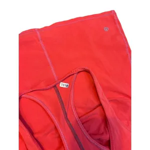Lululemon Racerback Tank Top Coral Red Size S-fair condition thumbnail 7