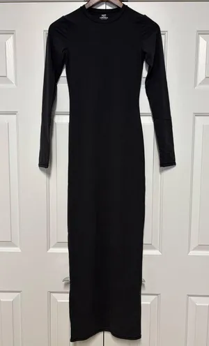 SKIMS Fits Everybody Crew Neck Long Sleeve Dress thumbnail 5