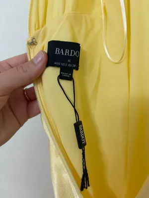Butter Yellow Slip Dress Size 6 thumbnail 4