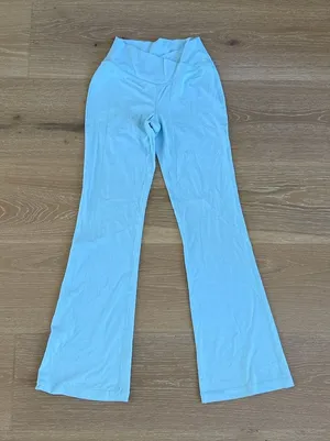Athluna Leggings Flare Criss Cross Waist LunaAiry Size S Blue thumbnail 1
