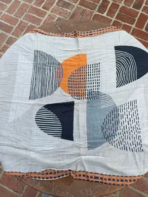 Beautiful abstract print scarf thumbnail 4