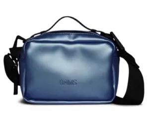 Rains Micro Box Bag w/ Shoulder Strap, Laser Blue, NWT, List Price $95 thumbnail 9
