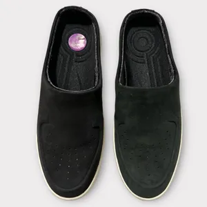 NIKE AIR FORCE 1 LOVER XX Black Leather‎ Padded Slides Mules US 6.5 $130 NWOB thumbnail 3
