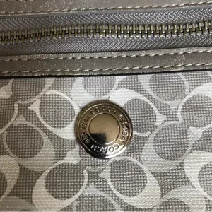 Coach Gray and White Crossbody Bag with Animal Print thumbnail 13