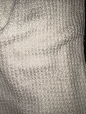 We The Free Cream Layered Waffle Knit V-Neck Long Sleeve Top thumbnail 4