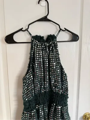 Anthropologie Somerset Shine Mini Halter Dress thumbnail 9