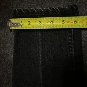Vintage Levis 512 Slim Fit Tapered Leg Black‎ Acid Wash Jeans 11 M Made in USA thumbnail 9