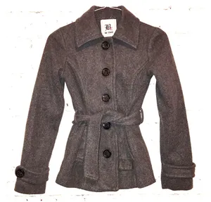 Be cool Gray Button Down Coat thumbnail 1
