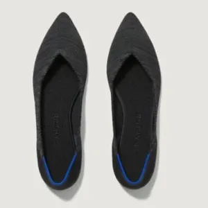 Rothy’s The Point Heathered Black Women’s Flats 9 thumbnail 10