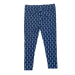 Matilda Jane Womens Lounge Yoga Pants Size Small Blue White Geometric‎ 29X24 thumbnail 4