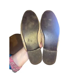 by paige neeedlepoint mules sea shell pattern size XXS thumbnail 2