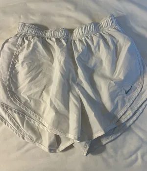 Nike Dri-Fit White Athletic Shorts thumbnail 1
