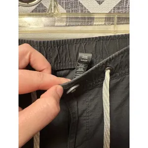 Vuori Women's Ripstop Pants In Charcoal Size Small Drawstring Stretch Cotton thumbnail 2